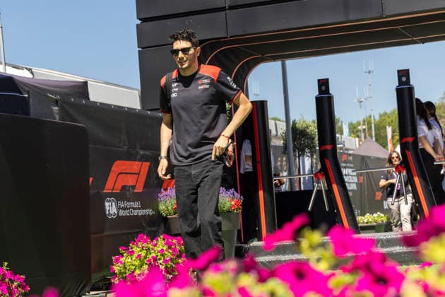 RECORD DATE NOT STATED 12th June 2026: Circuit de Barcelona-Catalunya, Barcelona, Spain; Formula One Barcelona Catalunya Grand Prix, Free Practice Day; Esteban Ocon (31) of France and TGR Haas F1 Team arriving at the 2026 Grand Prix of Barcelona-Catalunya StephenxBlackberry