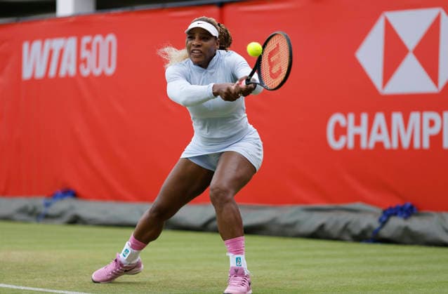 RECORD DATE NOT STATED 12th June 2026; HSBC Championships, Queens Club, West Kensington, London, England; HSBC Championships Tennis, Day Three; Serena Williams (USA) practices at Queen s club HongboxChen