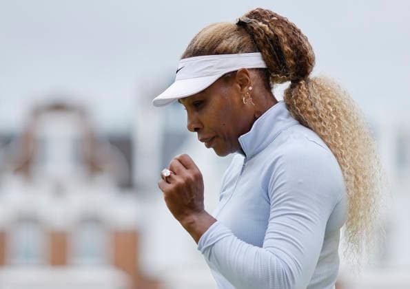 RECORD DATE NOT STATED 12th June 2026; HSBC Championships, Queens Club, West Kensington, London, England; HSBC Championships Tennis, Day Three; Serena Williams (USA) practices at Queen s club HongboxChen