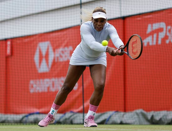 RECORD DATE NOT STATED 12th June 2026; HSBC Championships, Queens Club, West Kensington, London, England; HSBC Championships Tennis, Day Three; Serena Williams (USA) practices at Queen s club HongboxChen