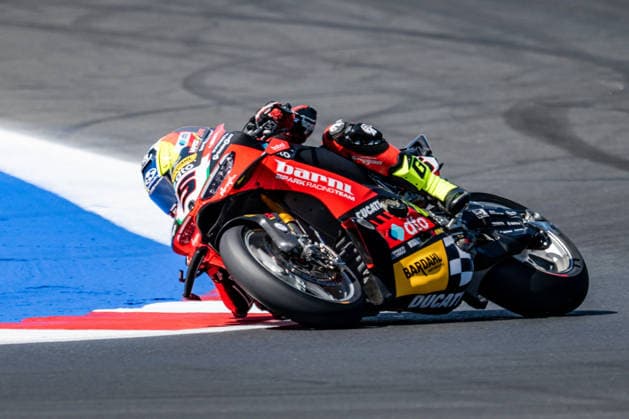 IPA85606391 - Yari Montella (ITA) on a Ducati Panigale V4R for the Barni Spark Racing Team during the Pirelli Emilia Romagna Round of the World Superbike (SBK) championship in Italy, June 12, 2026  Copyright: xAlessioxMarini IPAxSportx xx 85606391