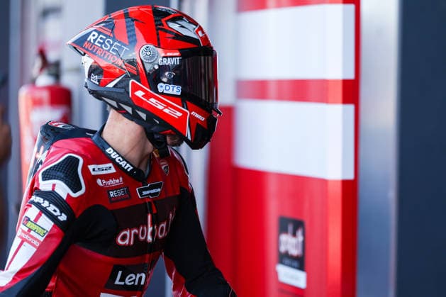 IPA85606416 - Iker Lecuona of Aruba.it Racing - Ducati on a Ducati Panigale V4R during the FIM SBK Superbike World Championship, WM, Weltmeisterschaft Pirelli Emilia-Romagna Round 7 - Free Practice 1 at the Misano World Circuit Marco Simoncelli in Misano Adriatico, Italy  Copyright: xFabrizioxCarabelli IPAxSportx xx 85606416