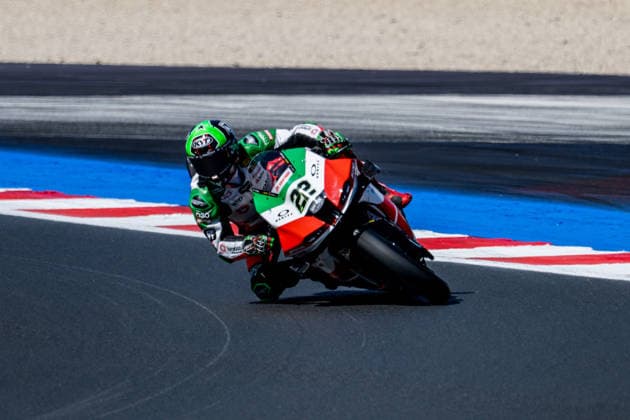 IPA85606371 - Alex Lowes (GBR) on the Bimota KB998 Rimini, ridden by the Kawasaki Racing Team, during the Pirelli Emilia Romagna Round of the World Superbike (SBK) championship in Italy, June 12, 2026  Copyright: xAlessioxMarini IPAxSportx xx 85606371
