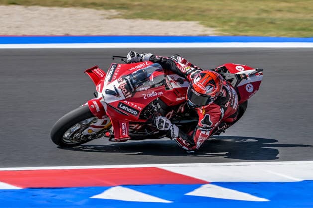 IPA85606418 - Iker Lecuona (ESP) on the Ducati Panigale V4R for Aruba.It Racing – Ducati during the Pirelli Emilia Romagna Round of the World Superbike (SBK) Championship in Italy, June 12, 2026  Copyright: xAlessioxMarini IPAxSportx xx 85606418