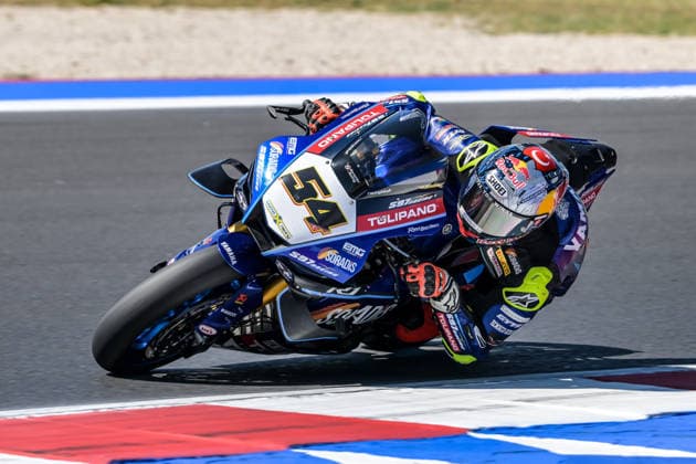 IPA85606420 - Bahattin Sofuoglu (TUR) on a Yamaha YZF R1 for the Motoxracing WorldSBK Team during the Pirelli Emilia Romagna Round of the World Superbike Championship (SBK) in Italy, June 12, 2026  Copyright: xAlessioxMarini IPAxSportx xx 85606420