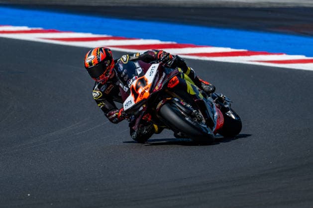 IPA85606349 - Sam Lowes (GBR) on a Ducati Panigale V4R for the ELF Marc VDS Racing Team during the Pirelli Emilia Romagna Round of the World Superbike (SBK) championship in Italy, June 12, 2026  Copyright: xAlessioxMarini IPAxSportx xx 85606349