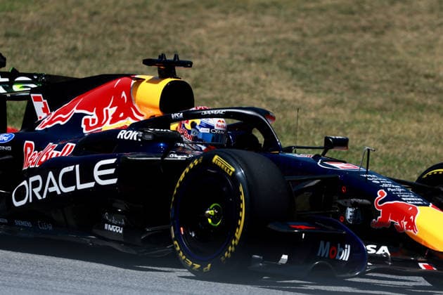 F1 - BARCELONA-CATALUNYA GRAND PRIX 2026 03 VERSTAPPEN Max (nld), Red Bull Racing Ford RB22, action during the Formula 1 Barcelona-Catalunya Grand Prix 2026, 7th round of the 2026 Formula One World Championship, WM, Weltmeisterschaft from June 12 to 14, 2026 on the Circuit de Barcelona-Catalunya, in Montmelo, Spain - MontmeloSpain  Copyright: xDPPIx