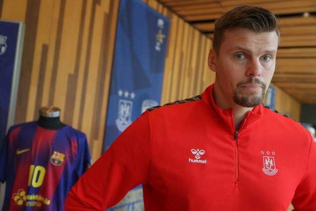 12 06 2026, xtgx, Handball, EHF Champions League, Media Day v l Sergey Hernandez Ferrer Magdeburg, 1 Barcelona Barca Koeln