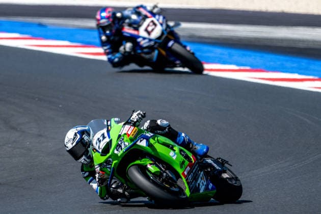 MOTORSPORTS - Superbike - Pirelli Emilia Romagna Round Photo by IPA ABACAPRESS.COM85606364 - Garrett Gerloff (USA) on a Kawasaki ZX-10RR for the Kawasaki WorldSBK Team during the Pirelli Emilia Romagna Round of the World Superbike Championship (SBK) in Italy, June 12, 2026 Italy Italy  Copyright: xIPAxSport ABACAx