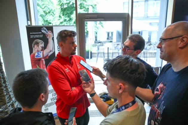 12 06 2026, xtgx, Handball, EHF Champions League, Media Day v l Sergey Hernandez Ferrer Magdeburg, 1 Cologne