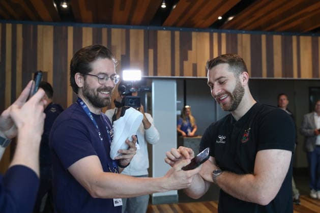 12 06 2026, xtgx, Handball, EHF Champions League, Media Day v l Lukas Mertens Magdeburg, 22 Cologne