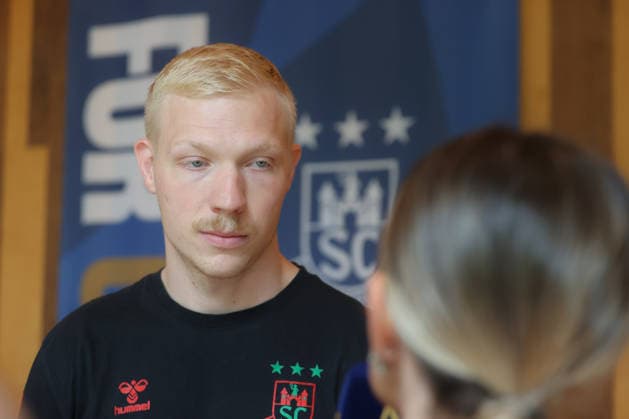 12 06 2026, xtgx, Handball, EHF Champions League, Media Day v l Magnus Saugstrup Magdeburg, 23 Cologne
