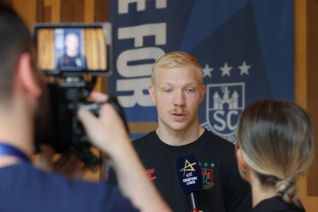 12 06 2026, xtgx, Handball, EHF Champions League, Media Day v l Magnus Saugstrup Magdeburg, 23 Cologne