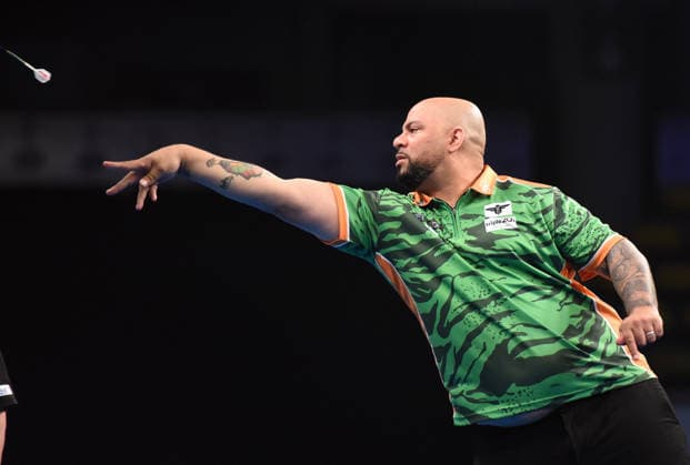 12 06 2026, xhbx, Dart World Cup of Darts 2026, v l Devon Petersen South Africa DFL DFB REGULATIONS PROHIBIT ANY USE OF PHOTOGRAPHS as IMAGE SEQUENCES and or QUASI VIDEO Frankfurt