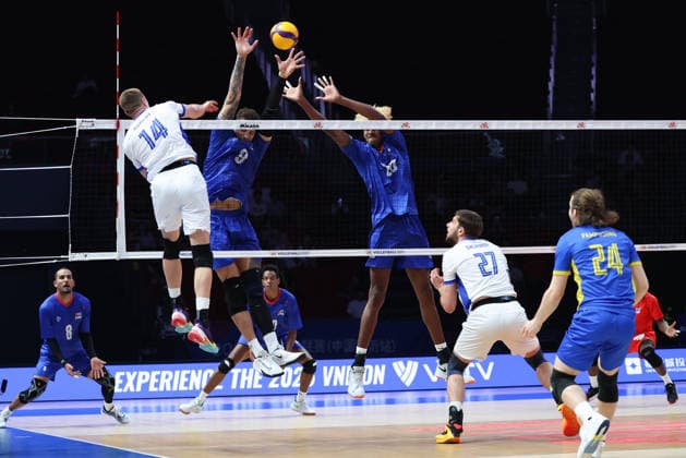 Volleyball, Nations League, Ukraine - Cuba