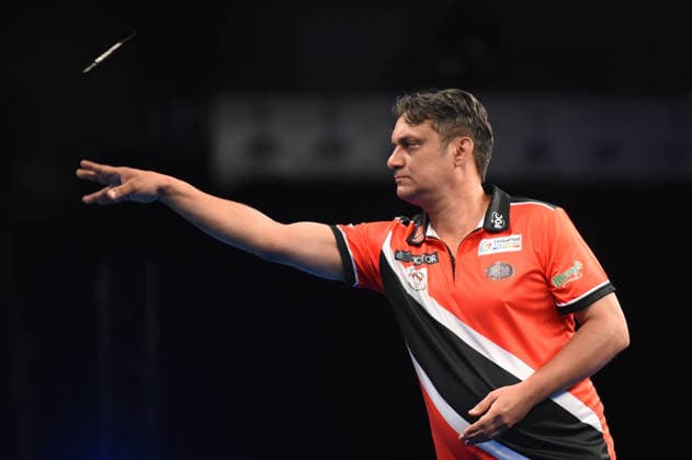 12 06 2026, xhbx, Dart World Cup of Darts 2026, v l James Walkin Trinidad and Tobago DFL DFB REGULATIONS PROHIBIT ANY USE OF PHOTOGRAPHS as IMAGE SEQUENCES and or QUASI VIDEO Frankfurt