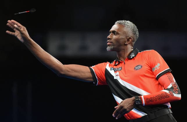 12 06 2026, xhbx, Dart World Cup of Darts 2026, v l Joshua Balfour Trinidad and Tobago DFL DFB REGULATIONS PROHIBIT ANY USE OF PHOTOGRAPHS as IMAGE SEQUENCES and or QUASI VIDEO Frankfurt
