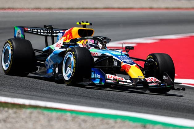 Liam Lawson of New Zealand and Racing Bulls , Practice, F1 Grand Prix of Barcelona Catalunya, on June 12, 2026 in Barcelona, Spain Photo by Diogo Cardoso DeFodi Images Liam Lawson of New Zealand and Racing Bulls , Practice, F1 Grand Prix of Barcelona Catalunya, Circuit de Barcelona Catalunya on June 12, 2026 in Barcelona, Spain Photo by Diogo Cardoso DeFodi Images