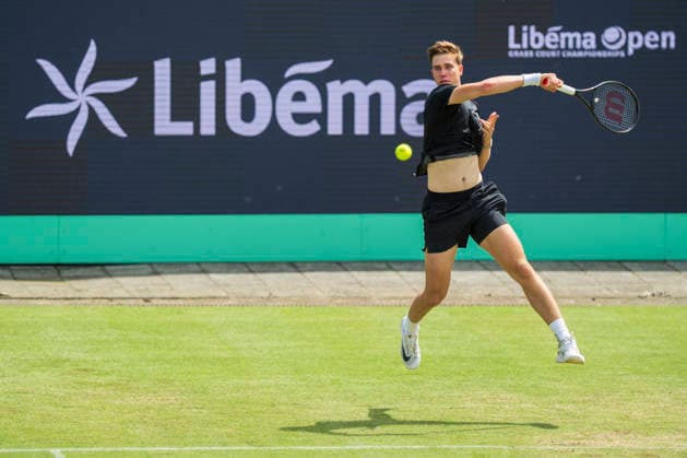 2026-06-12 - Libema Open 2026 ROSMALEN, NETHERLANDS - JUNE 12: Thijs Boogaard of The Netherlands during the Libema Open 2026 at the Autotron on June 12, 2026 in Rosmalen, Netherlands Rosmalen Autotron Netherlands Content not available for redistribution in The Netherlands directly or indirectly through any third parties. Copyright: xEwoutxPahudxdexMortangesx