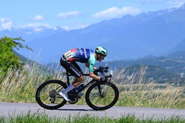 Tour Auvergne - Rhone-Alpes 2026 Stage 6 CREST-VOLAND, FRANCE - JUNE 12 : Seixas Paul (FRA) of Decathlon CMA CGM Team during stage 6 of the 78th edition of Tour Auvergne - Rhone-Alpes an UCI World Tour 2.UWT cycling road race stage for Men Elite of 182.3 km with start in Saint-Vulbas and finish in Crest-Voland on June 12, 2026 in Crest-Voland, France, 12 06 2026 ( Motordriver Guy De Vuyst - Crest-Voland France  Copyright: xVincentxKalutx