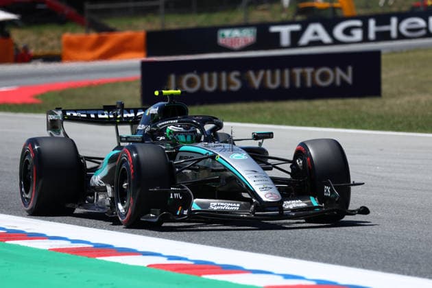 F1 Gran Prix of Spain Frederik Vesti of Mercedes-AMG F1 Team on track during free practice 1 ahead of the F1 Grand Prix of Catalunya at Montemelo Circuit on June 12, 2026 in Barcelona, Spain. Barcelona Circuit de Catalunya Spain Copyright: xMarcoxCanonierox