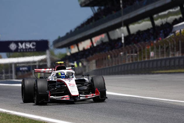 F1 Gran Prix of Spain Oliver Bearman of TGR Haas F1 Team on track during free practice 1 ahead of the F1 Grand Prix of Catalunya at Montemelo Circuit on June 12, 2026 in Barcelona, Spain. Barcelona Circuit de Catalunya Spain Copyright: xMarcoxCanonierox