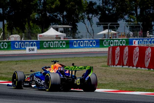 BARCELONA Formula 1 driver Max Verstappen of Oracle Red Bull Racing during the Formula 1 Spain Catalonia at the Circuit de Barcelona Catalunya on June 12, 2026 in Barcelona, Spain Photo by DeFodi Images