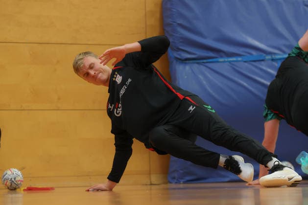 12 06 2026, xtgx, Handball, EHF Champions League, Final training SC Magdeburg v l Gisli Thorgeir Kristjansson Magdeburg, 10 Koeln