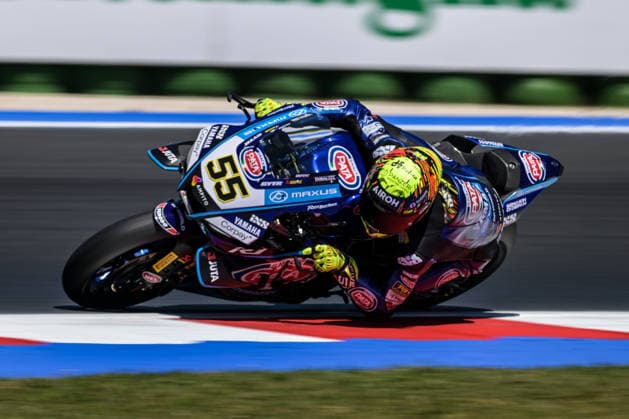 IPA85610296 - Andrea Locatelli (ITA) on a Yamaha YZF-R1 sponsored by Pata Maxus Yamaha during the Pirelli Emilia Romagna Round of the World Superbike (SBK) championship in Italy, June 12, 2026  Copyright: xAlessioxMarini IPAxSportx xx 85610296