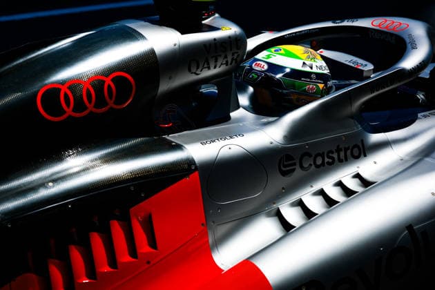 F1 - BARCELONA-CATALUNYA GRAND PRIX 2026 05 BORTOLETO Gabriel (bra), Audi F1 Team R26, action during the Formula 1 Barcelona-Catalunya Grand Prix 2026, 7th round of the 2026 Formula One World Championship, WM, Weltmeisterschaft from June 12 to 14, 2026 on the Circuit de Barcelona-Catalunya, in Montmelo, Spain - MontmeloSpain  Copyright: xFLORENTxGOODENx