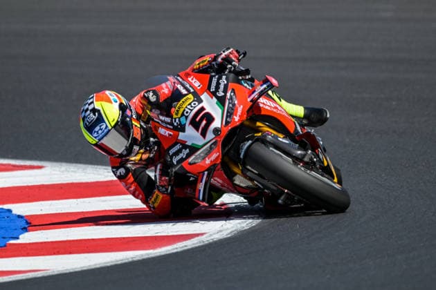 IPA85610417 - Yari Montella (ITA) on a Ducati Panigale V4R for the Barni Spark Racing Team during the Pirelli Emilia Romagna Round of the World Superbike (SBK) championship in Italy, June 12, 2026  Copyright: xAlessioxMarini IPAxSportx xx 85610417