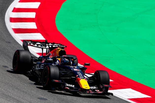 Max Verstappen of the Netherlands and Red Bull Racing , Practice, F1 Grand Prix of Barcelona Catalunya, on June 12, 2026 in Barcelona, Spain Photo by Diogo Cardoso DeFodi Images Max Verstappen of the Netherlands and Red Bull Racing , Practice, F1 Grand Prix of Barcelona Catalunya, Circuit de Barcelona Catalunya on June 12, 2026 in Barcelona, Spain Photo by Diogo Cardoso DeFodi Images