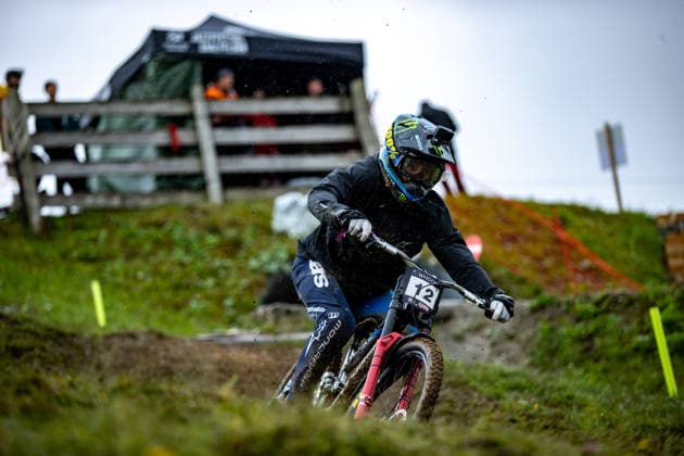 Whoop UCI Mountain Bike World Series Leogang Downhill PINKERTON Ryan MONDRAKER FACTORY RACING DHat Whoop UCI Mountain Bike World Series Leogang Downhill, 12 06 2026,in Leogang,AUT Photo Sebastian Sternemann