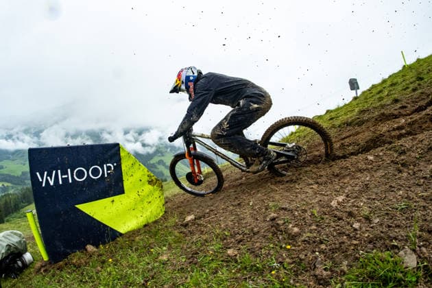 Whoop UCI Mountain Bike World Series Leogang Downhill MAES Martin ORBEA FMD RACINGat Whoop UCI Mountain Bike World Series Leogang Downhill, 12 06 2026,in Leogang,AUT Photo Sebastian Sternemann