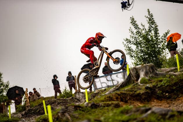 Whoop UCI Mountain Bike World Series Leogang Downhill KOLB Andreas SANTA CRUZ SYNDICATEat Whoop UCI Mountain Bike World Series Leogang Downhill, 12 06 2026,in Leogang,AUT Photo Sebastian Sternemann