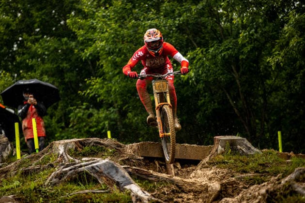 Whoop UCI Mountain Bike World Series Leogang Downhill KOLB Andreas SANTA CRUZ SYNDICATEat Whoop UCI Mountain Bike World Series Leogang Downhill, 12 06 2026,in Leogang,AUT Photo Sebastian Sternemann