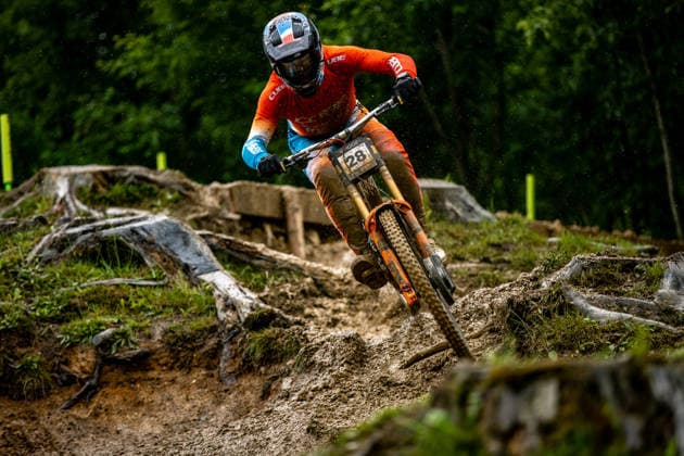 Cycling, UCI Mountain Bike Downhill World Cup in Saalfelden-Leogang