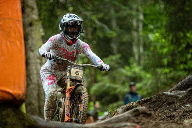 Whoop UCI Mountain Bike World Series Leogang Downhill GALE Phoebe ORBEA FMD RACINGat Whoop UCI Mountain Bike World Series Leogang Downhill, 12 06 2026,in Leogang,AUT Photo Sebastian Sternemann