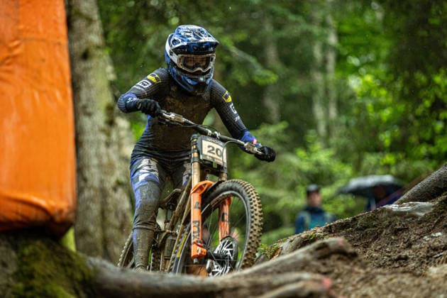 Whoop UCI Mountain Bike World Series Leogang Downhill NEWKIRK Anna FRAMEWORKS RACING TRPat Whoop UCI Mountain Bike World Series Leogang Downhill, 12 06 2026,in Leogang,AUT Photo Sebastian Sternemann
