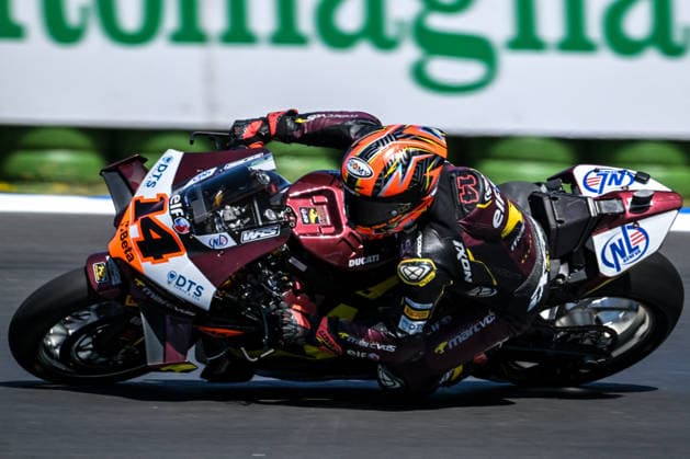 MOTORSPORTS - Superbike - Pirelli Emilia Romagna Round Photo by IPA ABACAPRESS.COM85610438 - Sam Lowes (GBR) on a Ducati Panigale V4R for the ELF Marc VDS Racing Team during the Pirelli Emilia Romagna Round of the World Superbike (SBK) championship in Italy, June 12, 2026 Italy Italy  Copyright: xIPAxSport ABACAx