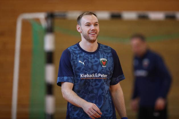 12 06 2026, xtgx, Handball, EHF Champions League, Final training Füchse Berlin v l Mathias Gidsel Berlin, 19 lacht Koeln