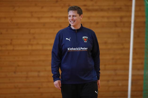12 06 2026, xtgx, Handball, EHF Champions League, Final training Füchse Berlin v l Nicolej Krickau Berlin, Coach Koeln
