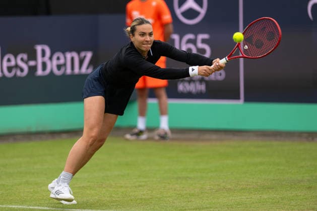 Elena Gabriela Ruse in match against Barbora Krejcikova, Tennis, Libema Open 2026, WTA Masters 250, 12 06 2026, Rosmalen Grass Court Championships, Centre Court Rosmalen, s Hertogenbosch North Brabant Netherlands Copyright: xkolbert-press MarkusxVerwimpx