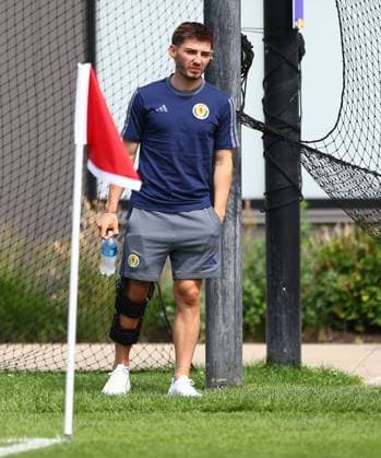 Billy Gilmour of Scotland Scotland Training Session, 2026 FIFA World Cup, WM, Weltmeisterschaft, Fussball Football, Revolution Training Centre, Foxborough, Massachusetts, USA - 12 Jun 2026Foxborough Revolution Training Centre Massachusetts (MA) United States of America EDITORIAL USE ONLY No use with unauthorised audio, video, data, fixture lists, club league logos or live services. Online in-match use limited to 120 images, no video emulation. No use in betting, games or single club league player publications.  Copyright: xMichaelxZemanek Shutterstockx 16919994i