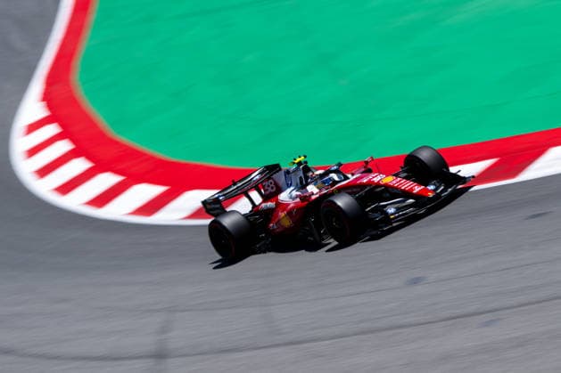 Dino Beganovic Scuderia Ferrari HP, Sweden, 38 in SF 26, ESP, Formula 1 World Championship, Barcelona Catalunya Grand Prix, Circuit Barcelona Catalunya, Free Practice, 2026 season, 12 06 2026 ESP, Formula 1 World Championship, Barcelona Catalunya Grand Prix, Circuit Barcelona Catalunya, Free Practice, 2026 season, 12 06 2026 Barcelona Copyright: xEibner-Pressefoto Memmlerx EP_MMR