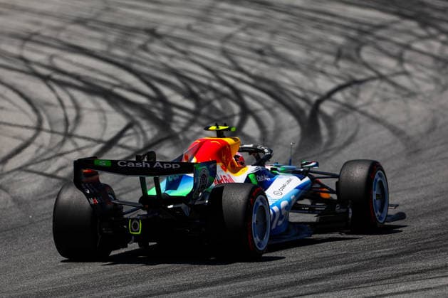 Liam Lawson of New Zealand and Racing Bulls , Practice, F1 Grand Prix of Barcelona Catalunya, on June 12, 2026 in Barcelona, Spain Photo by Diogo Cardoso DeFodi Images Liam Lawson of New Zealand and Racing Bulls , Practice, F1 Grand Prix of Barcelona Catalunya, Circuit de Barcelona Catalunya on June 12, 2026 in Barcelona, Spain Photo by Diogo Cardoso DeFodi Images