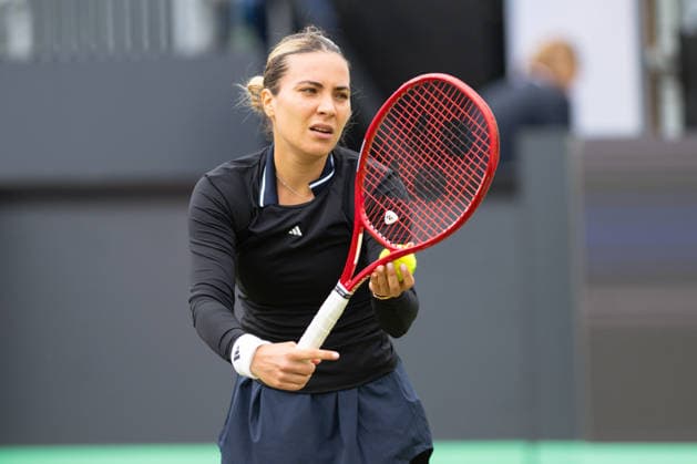 Elena Gabriela Ruse in match against Barbora Krejcikova, Tennis, Libema Open 2026, WTA Masters 250, 12 06 2026, Rosmalen Grass Court Championships, Centre Court Rosmalen, s Hertogenbosch North Brabant Netherlands Copyright: xkolbert-press MarkusxVerwimpx