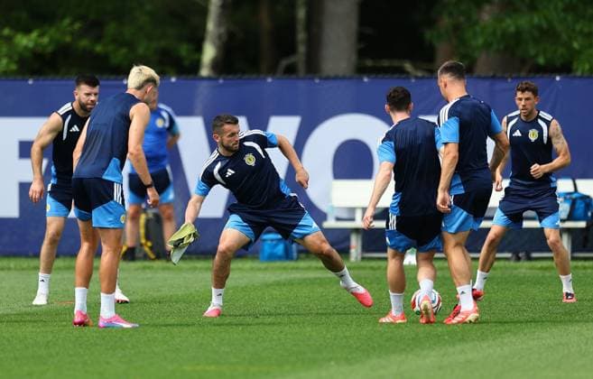 John McGinn of Scotland Scotland Training Session, 2026 FIFA World Cup, WM, Weltmeisterschaft, Fussball Football, Revolution Training Centre, Foxborough, Massachusetts, USA - 12 Jun 2026Foxborough Revolution Training Centre Massachusetts (MA) United States of America EDITORIAL USE ONLY No use with unauthorised audio, video, data, fixture lists, club league logos or live services. Online in-match use limited to 120 images, no video emulation. No use in betting, games or single club league player publications.  Copyright: xMichaelxZemanek Shutterstockx 16919994ai