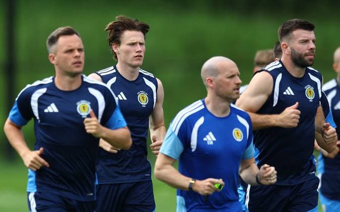 Scott McTominay of Scotland Scotland Training Session, 2026 FIFA World Cup, WM, Weltmeisterschaft, Fussball Football, Revolution Training Centre, Foxborough, Massachusetts, USA - 12 Jun 2026Foxborough Revolution Training Centre Massachusetts (MA) United States of America EDITORIAL USE ONLY No use with unauthorised audio, video, data, fixture lists, club league logos or live services. Online in-match use limited to 120 images, no video emulation. No use in betting, games or single club league player publications.  Copyright: xMichaelxZemanek Shutterstockx 16919994av