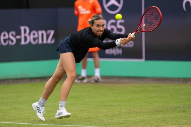 Elena Gabriela Ruse in match against Barbora Krejcikova, Tennis, Libema Open 2026, WTA Masters 250, 12 06 2026, Rosmalen Grass Court Championships, Centre Court Rosmalen, s Hertogenbosch North Brabant Netherlands Copyright: xkolbert-press MarkusxVerwimpx